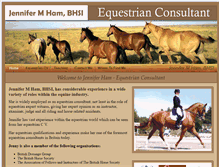 Tablet Screenshot of equestrianconsultant.co.uk